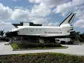 That's the shuttle! You can go in a tour this one, cool!