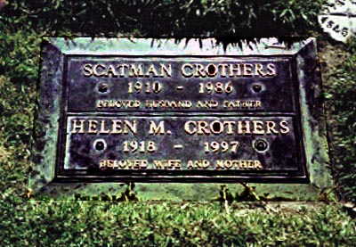 Grave Of Scatman and Helen Crothers