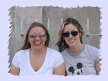 Caroline and Amanda again, Cantebury May 2004