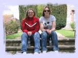 Caroline and Amanda, Cantebury May 2004