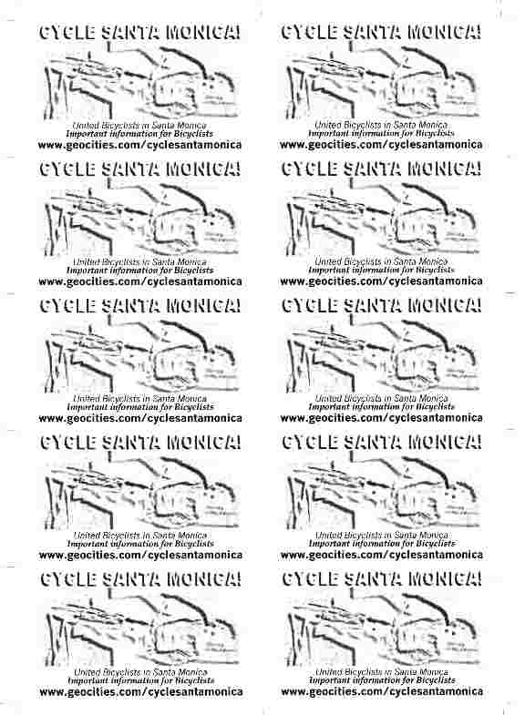 picture of uncut business card size sheet in English.
