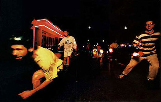 Santa Monica Skaters Friday Nights.