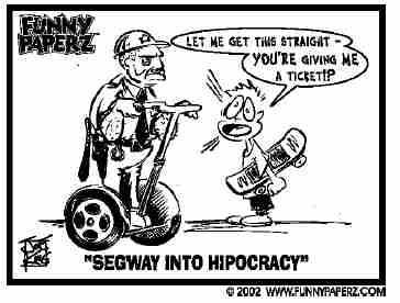 Segway Cartoon.