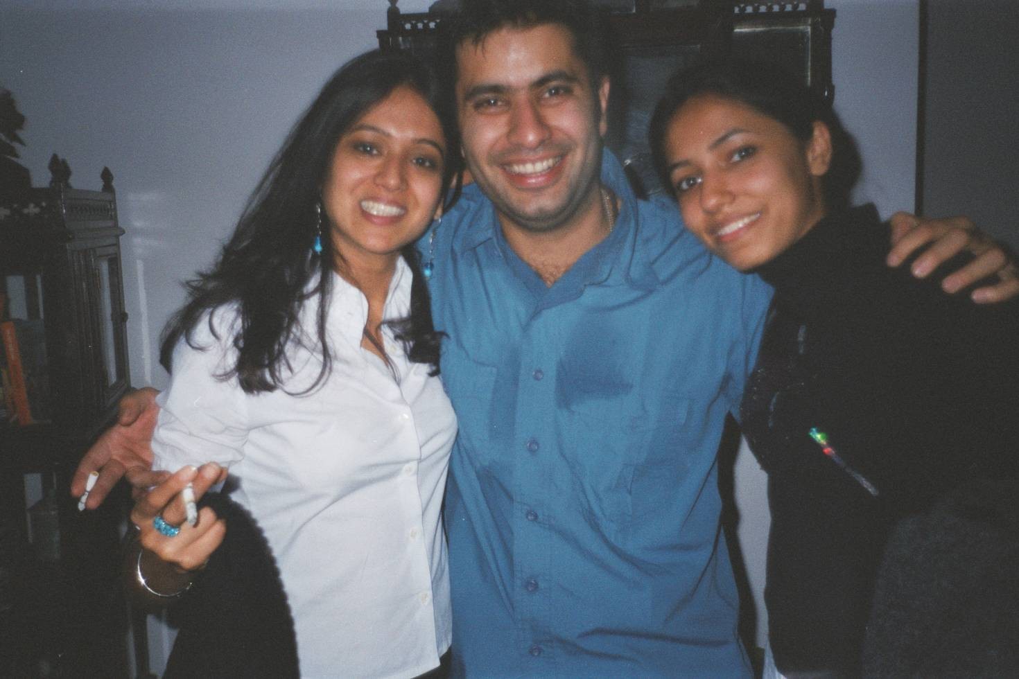 Abhay with friends