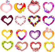 mini shart shapes photo frames