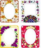 calsical rectangular photo frames
