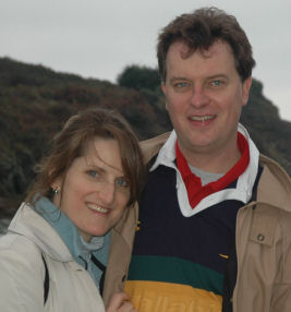 Cyndi and Chris on beach