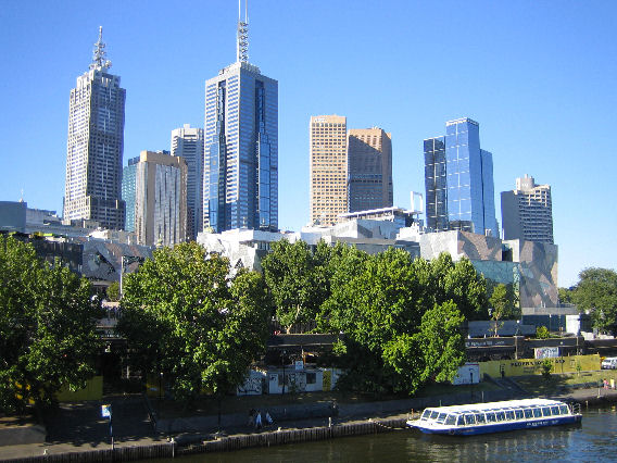 Federation square sky line