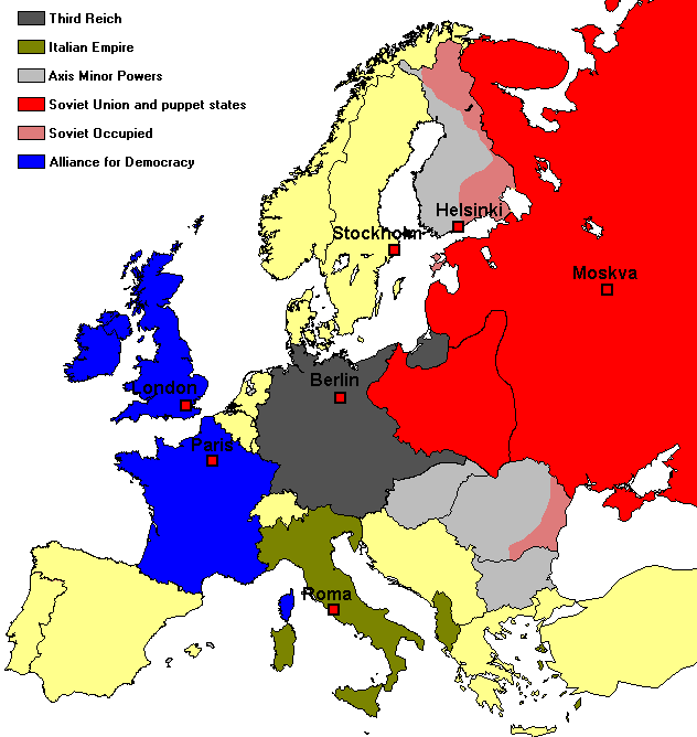 Europe map