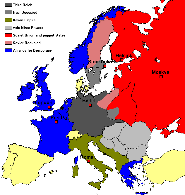 Europe map