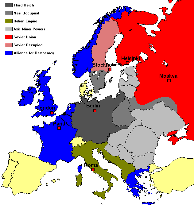 Europe map