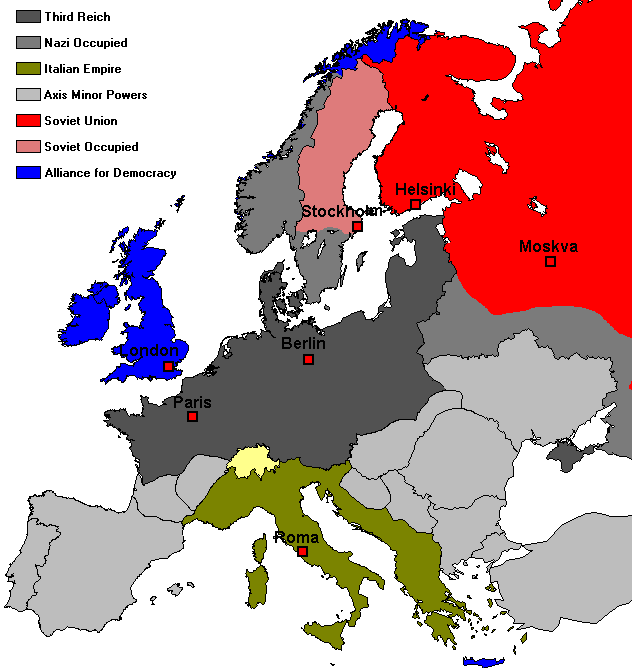 Europe map