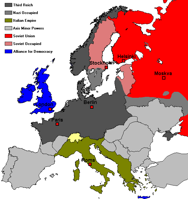 Europe map
