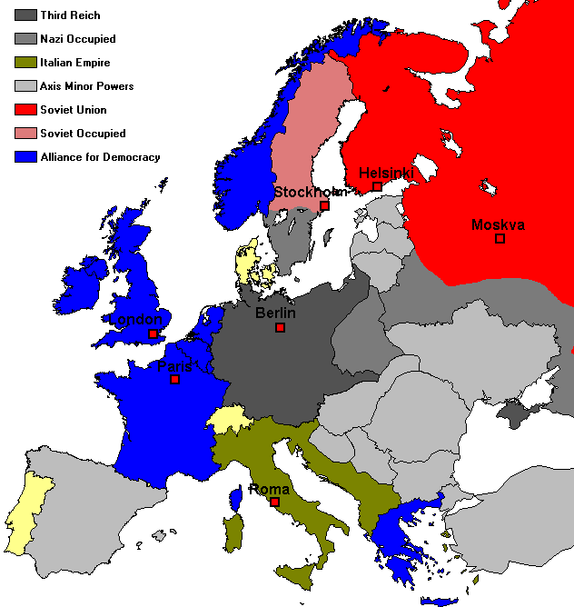 Europe map
