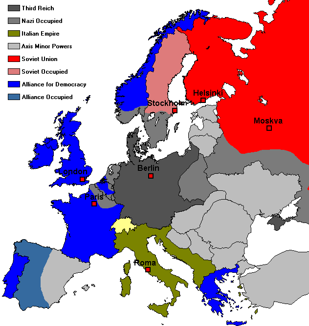 Europe map