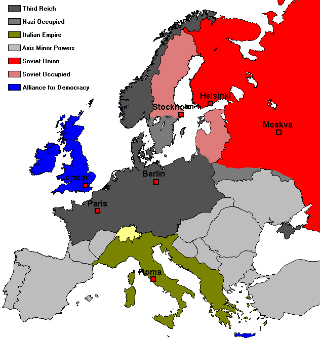Europe map