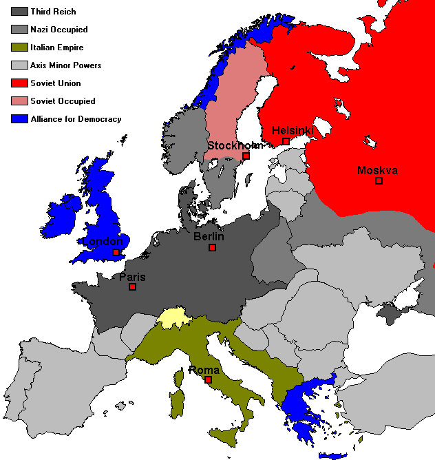 Europe map