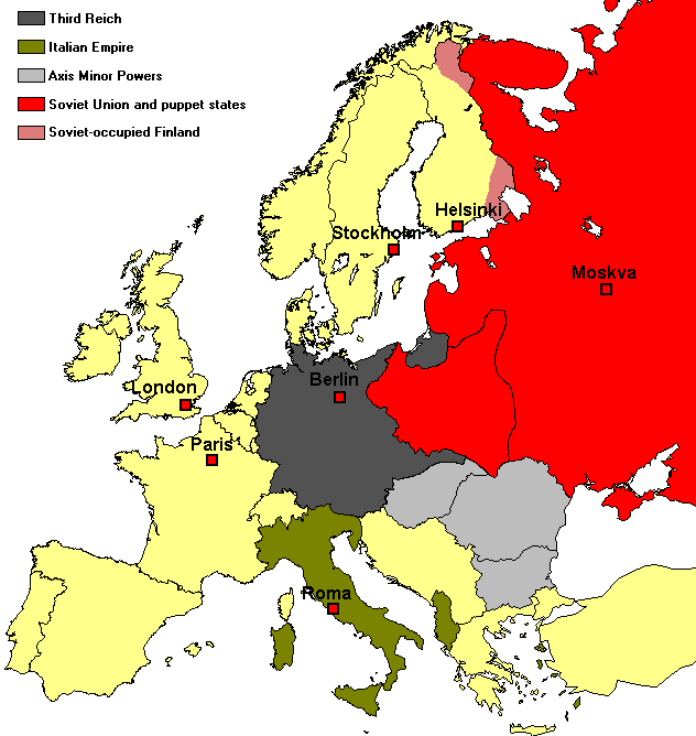 Europe map