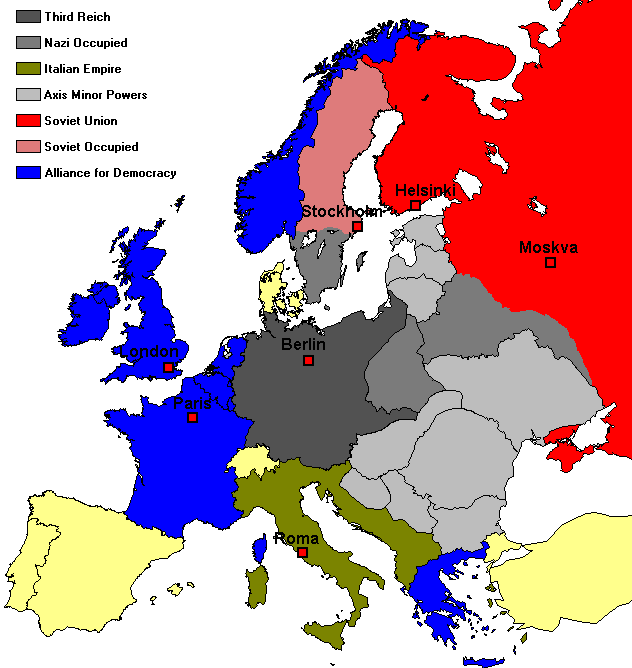 Europe map