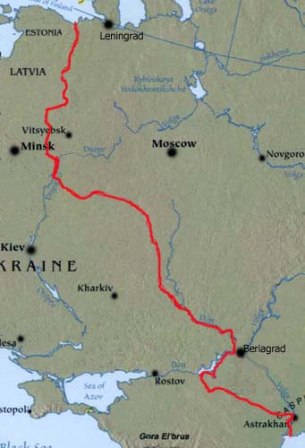 German-Soviet frontier