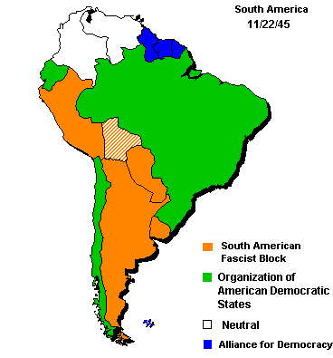 South America map