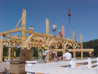 Floor joists going up