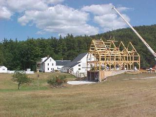 The roof line takes shape