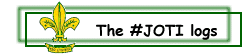 The #JOTI logs