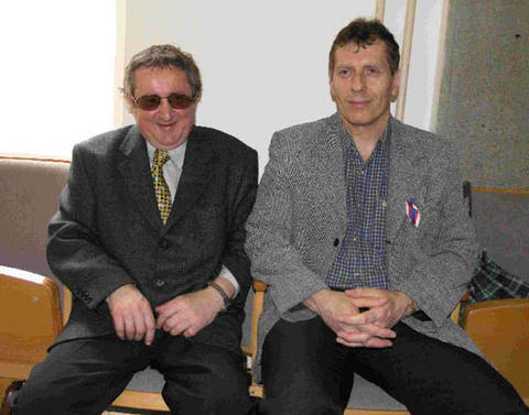 MUDr. Jan Chmelař a Vladimír Hučín