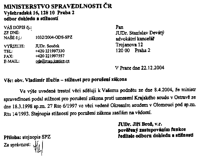 JUDr. Pavel N�mec, 21.12.2004, strana 1