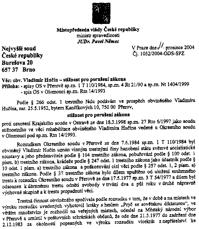 JUDr. Pavel N�mec, 21.12.2004, strana 2