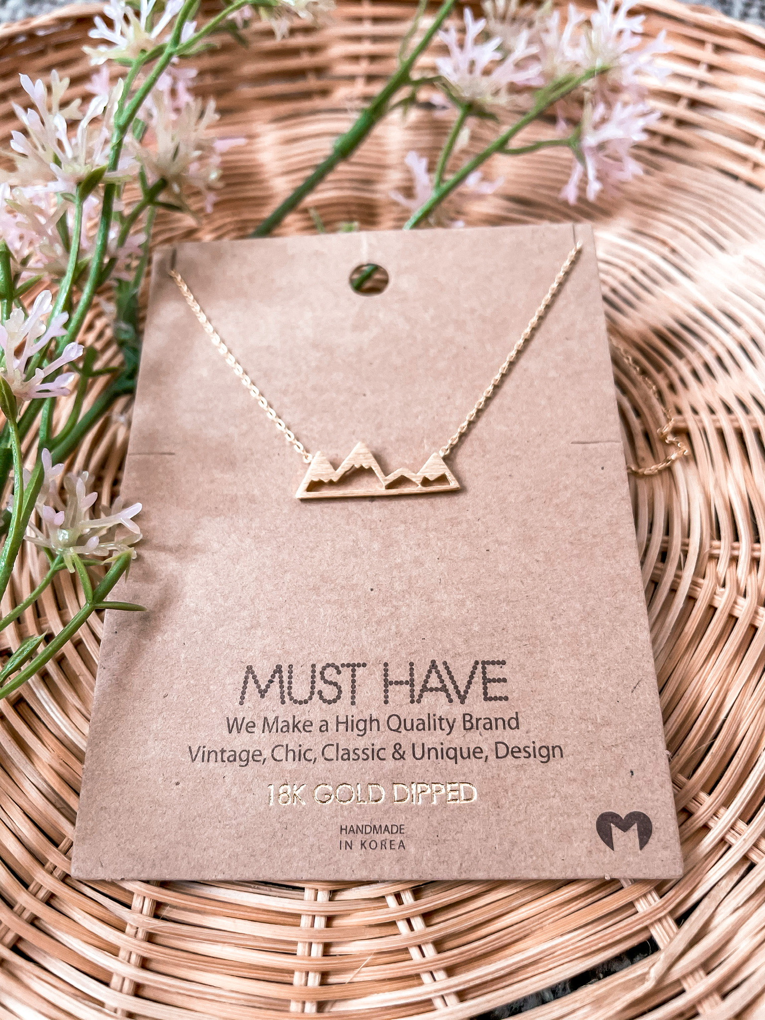 Mountain necklace