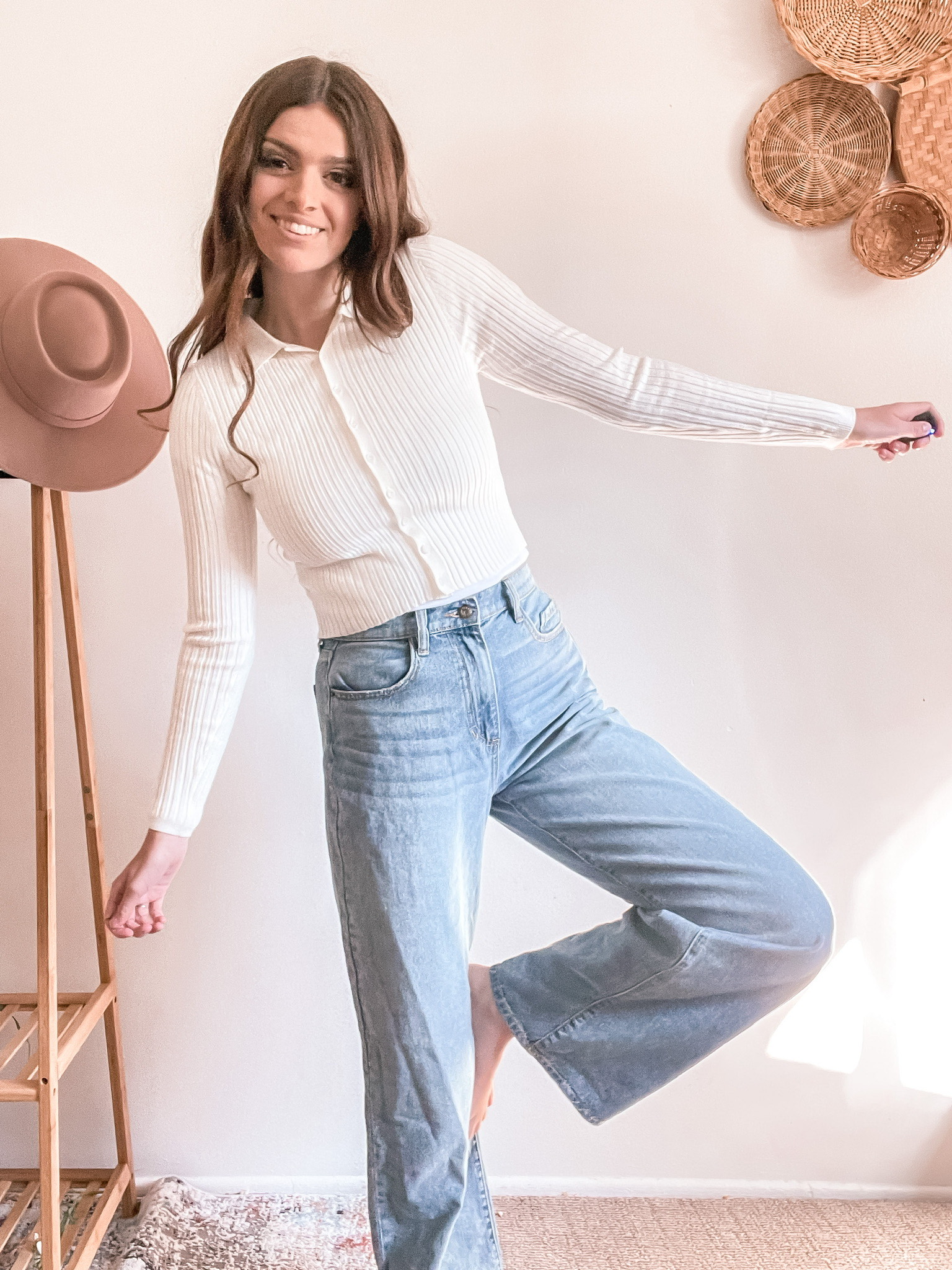 White Cardigan