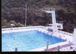 The swimming pool where I exercised myself quite often