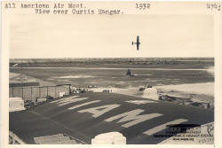 All American Air Meet. View over Curtiss Hangar. 1932