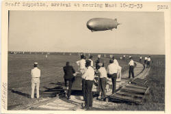Graf Zeppelin: Arrival at Opa-Locka Field. 1933
