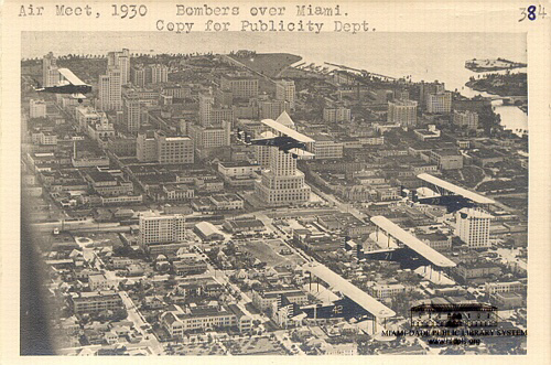 Air Meet, 1930&nbsp;Bombers over Miami, Copy for Publicity Dept.