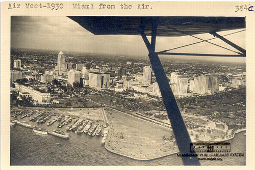 Air Meet, 1930 Miami from the Air