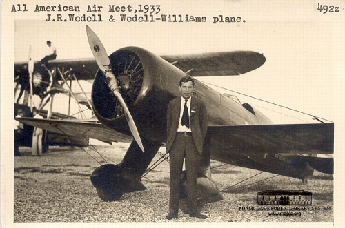 All American Air Meet, J.R. Wedell & Wedell-Williams Plane, 1933
