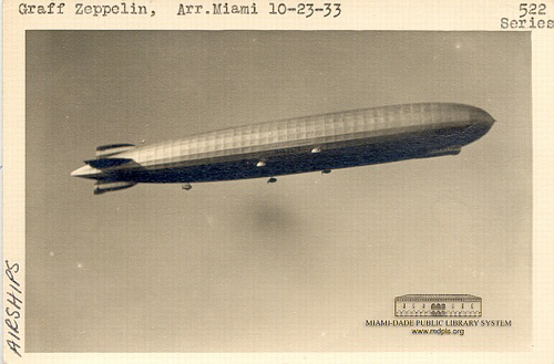 Graf Zeppelin, Arrive Miami, 10-23-33