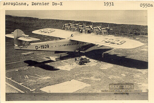 On Shore of Swiss Lake, Do-X Flying Boat, N.D.