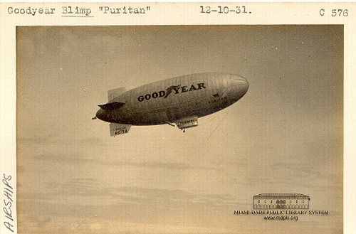 Goodyear Blimp "Puritan" 12-10-31