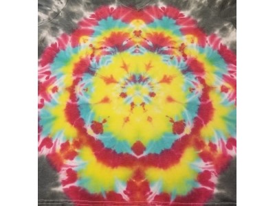 Rainbow flower pattern shirt