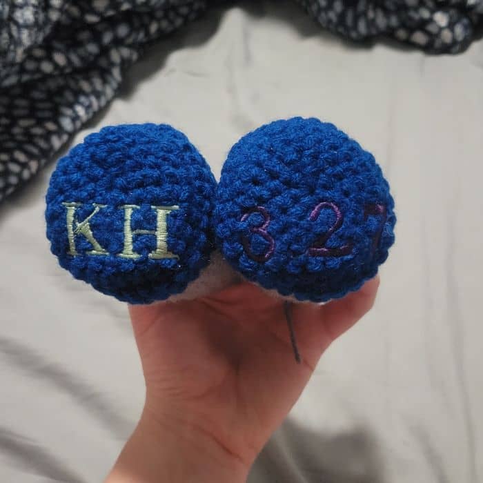 Embroidered Plushy Feet