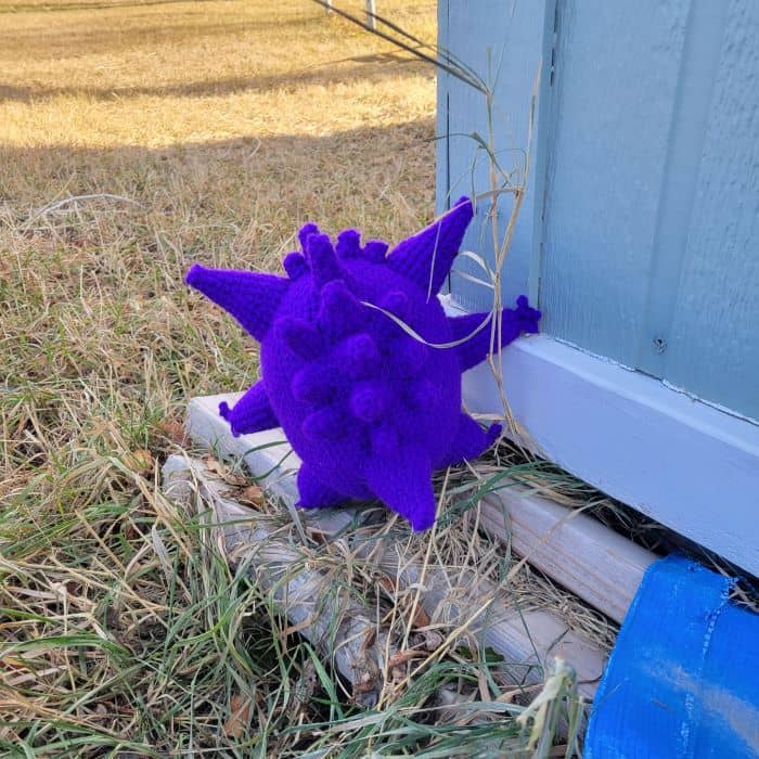 Gengar Plush Back