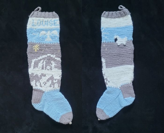 Stocking Front and Back