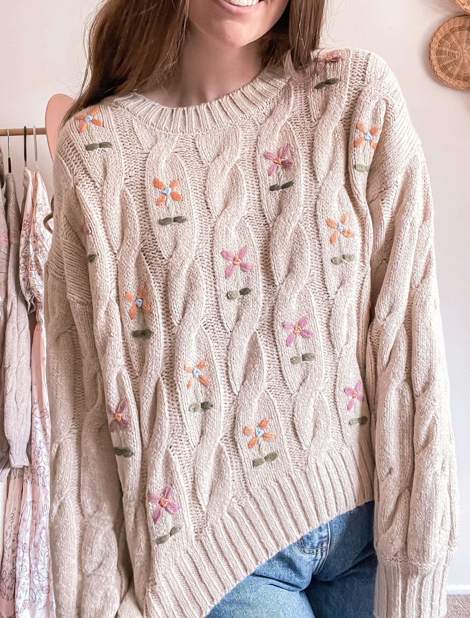Flower sweater