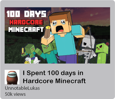 video thumbnail for '100 days hardcore'