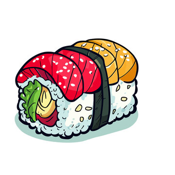 Larry's Sushi Logo