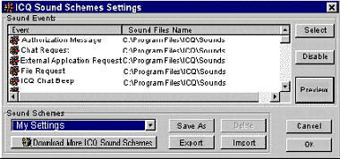 Sound Schemes